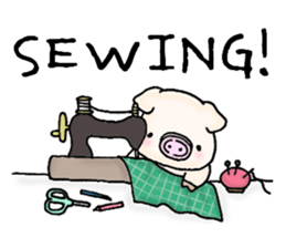 Oink Pig (In English) sticker #13535147