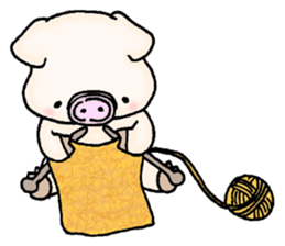 Oink Pig (In English) sticker #13535148