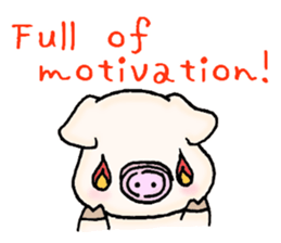 Oink Pig (In English) sticker #13535151