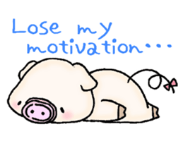 Oink Pig (In English) sticker #13535152