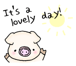 Oink Pig (In English) sticker #13535153