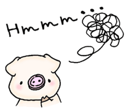 Oink Pig (In English) sticker #13535159
