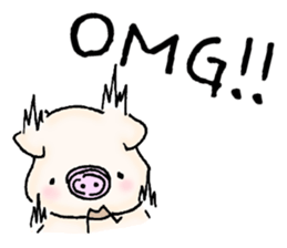Oink Pig (In English) sticker #13535162