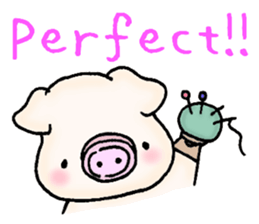 Oink Pig (In English) sticker #13535165
