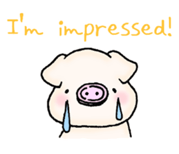 Oink Pig (In English) sticker #13535167
