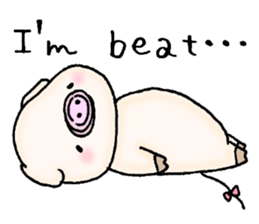 Oink Pig (In English) sticker #13535168