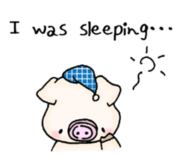 Oink Pig (In English) sticker #13535169