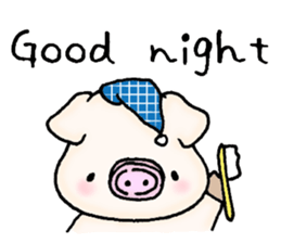 Oink Pig (In English) sticker #13535171