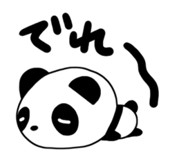 Languid panda sticker #13535462