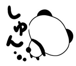 Languid panda sticker #13535470