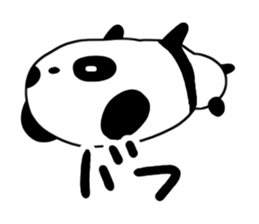 Languid panda sticker #13535472