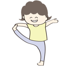 human and dog sticker #13535805