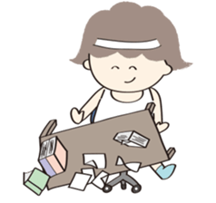 human and dog sticker #13535835