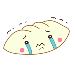 Puni-chan of dumplings sticker #13535916