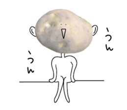 Surreal potatoes sticker #13536024