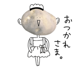 Surreal potatoes sticker #13536043