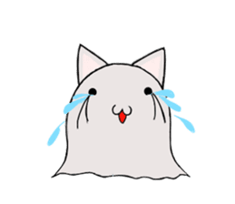 Cat ASHver kitten's Halloween party sticker #13536741