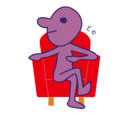 Simple Purple Man 1 sticker #13537050