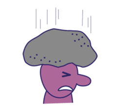 Simple Purple Man 1 sticker #13537053