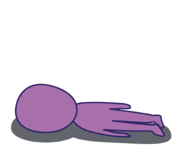 Simple Purple Man 1 sticker #13537057