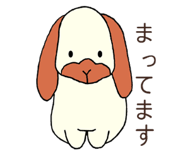 Chappy(cute rabbit) sticker #13537086