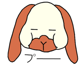 Chappy(cute rabbit) sticker #13537090