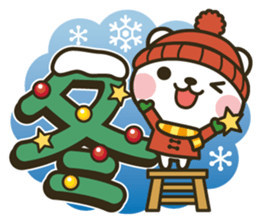 It's a winter bear / Big letter ver. sticker #13537534