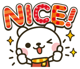 It's a winter bear / Big letter ver. sticker #13537562