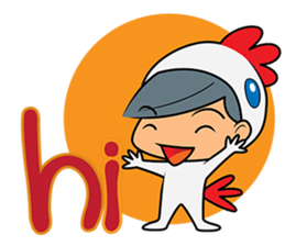 Happiness Chicken sticker #13538023