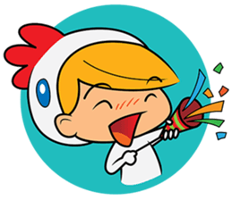 Happiness Chicken sticker #13538024