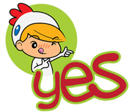 Happiness Chicken sticker #13538025