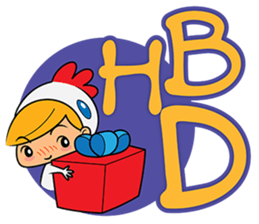 Happiness Chicken sticker #13538036