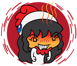 Happiness Chicken sticker #13538053