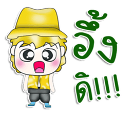 Mr. Kuwabara.^^ Hello! sticker #13539269