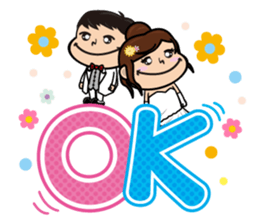 Marriage gift sticker #13539658
