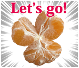 Surreal orange sticker #13539683