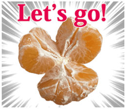 Surreal orange sticker #13539683