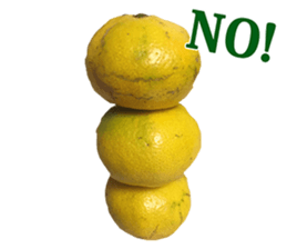 Surreal orange sticker #13539687