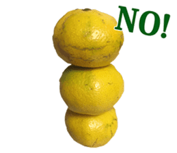 Surreal orange sticker #13539687