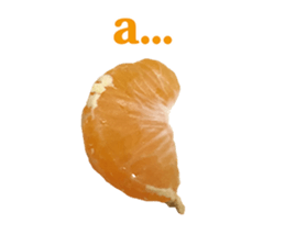 Surreal orange sticker #13539689