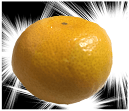 Surreal orange sticker #13539691