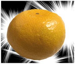 Surreal orange sticker #13539691