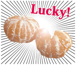 Surreal orange sticker #13539696