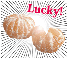 Surreal orange sticker #13539696