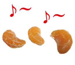 Surreal orange sticker #13539697