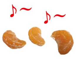 Surreal orange sticker #13539697