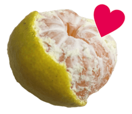 Surreal orange sticker #13539700