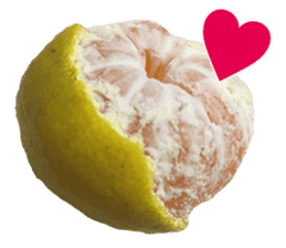 Surreal orange sticker #13539700