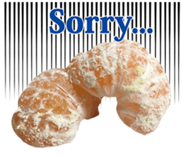 Surreal orange sticker #13539701