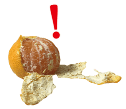 Surreal orange sticker #13539702